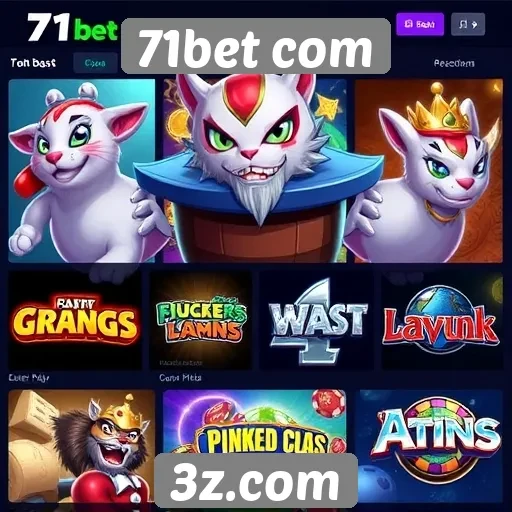Principais jogos oferecidos pelo 71bet